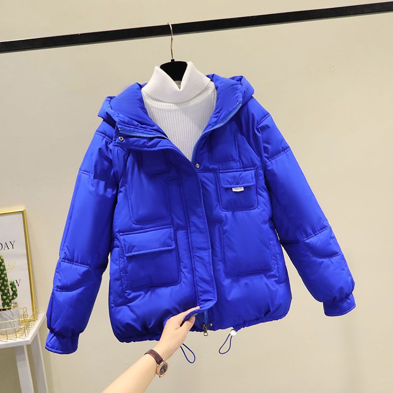 秋冬羽绒服女2023爆款冬季新款韩版宽松棉衣洋气小个子连帽棉款