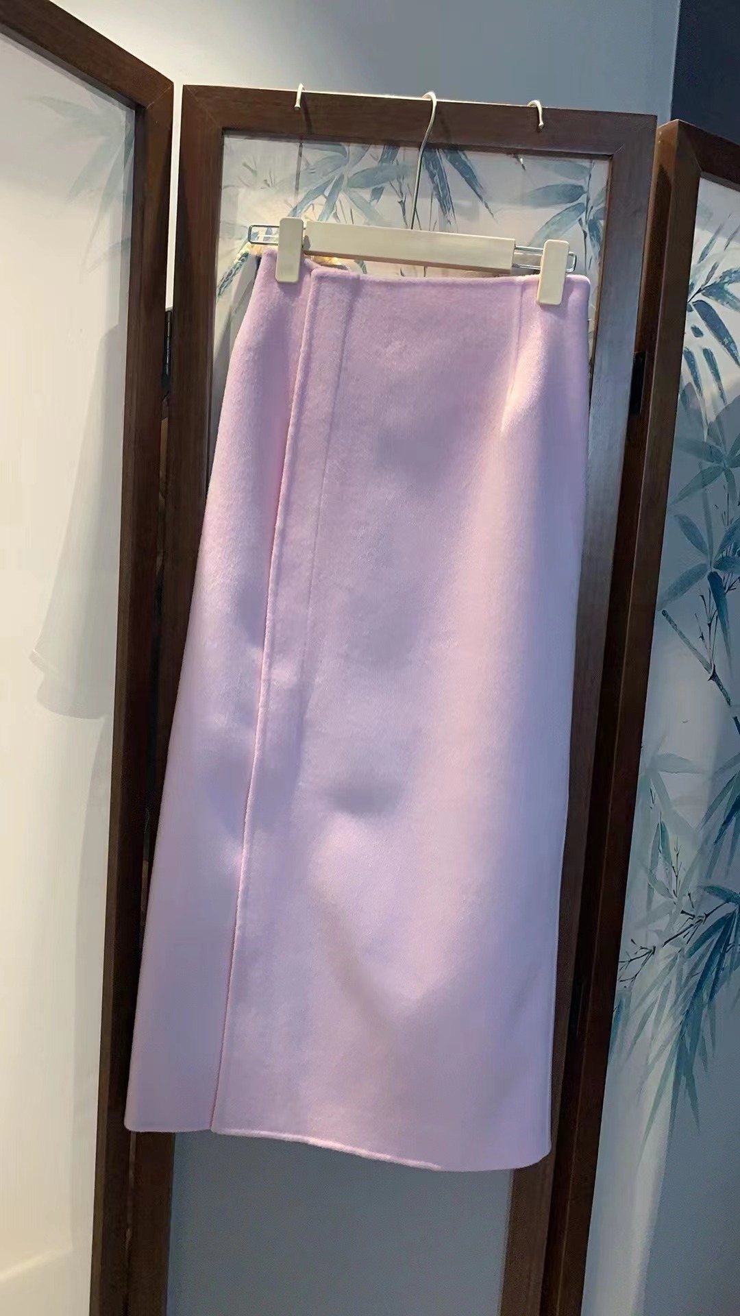 国风原创新中式双面毛呢裙子