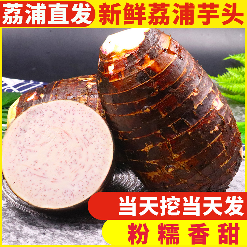 正宗广西荔浦芋头新鲜现挖现发香芋香软粉糯皮薄产地直发3-9斤