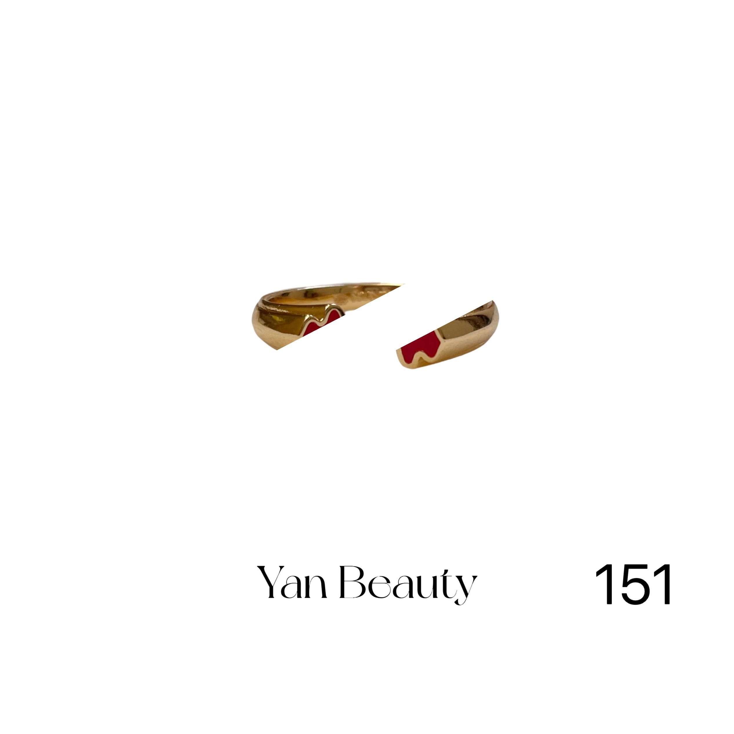 151 时尚百搭气质简约小众ins复古法式开口戒指女