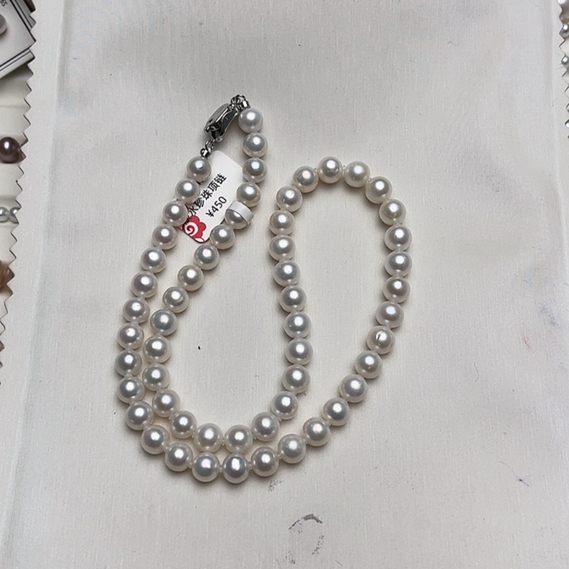 【闪购商品】淡水珍珠颈饰银S925镶嵌