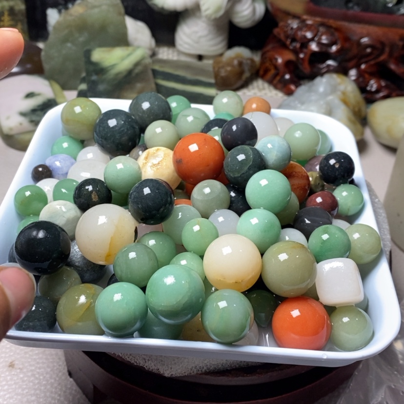 【闪购商品】石英质玉珠宝半成品未镶嵌