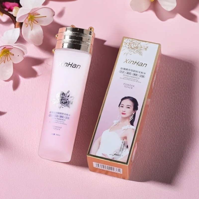 【玫瑰纯露粉水】玫瑰精华粉水爽肤水肌肤干燥精华三合一160ml