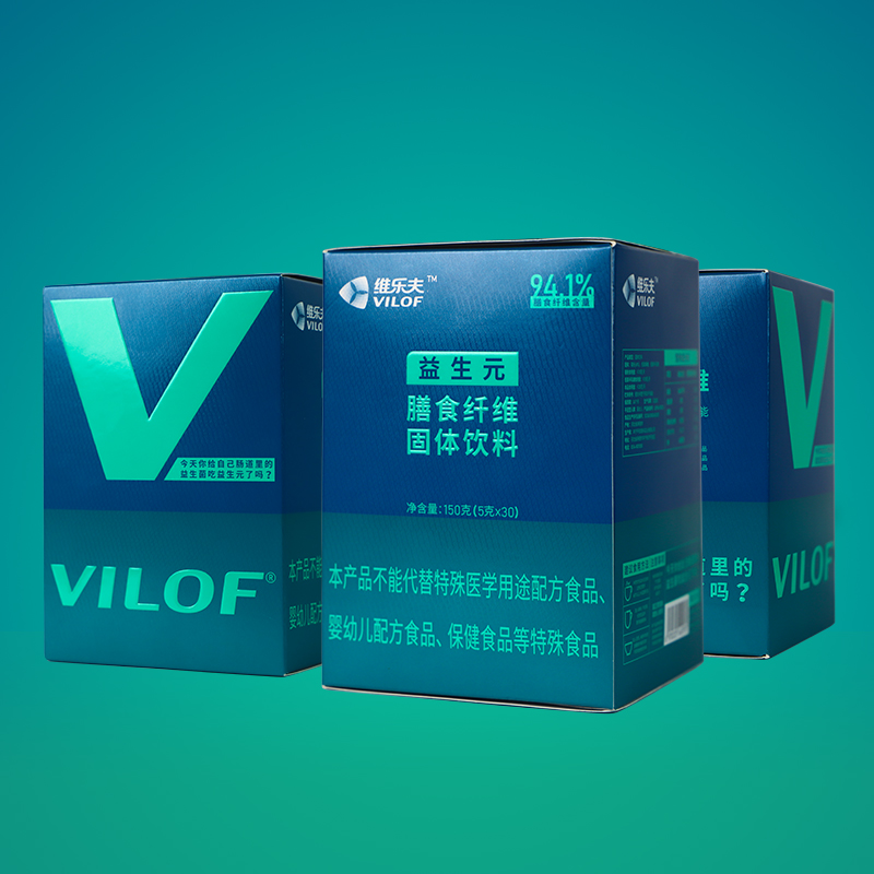 维乐夫益生元型膳食纤维 天然菊粉 低聚果糖 低聚半乳糖 150g/盒