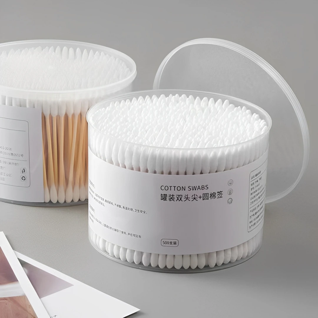 棉签化妆专用消毒掏耳朵一次性卫生美容棒棉花棒双头木棒多规格