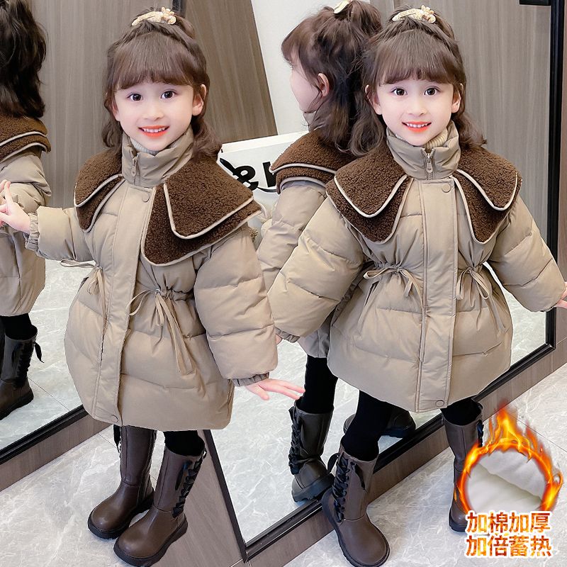 女童服冬季新款女宝宝冬装洋气加厚羽绒衣儿童装袄外套