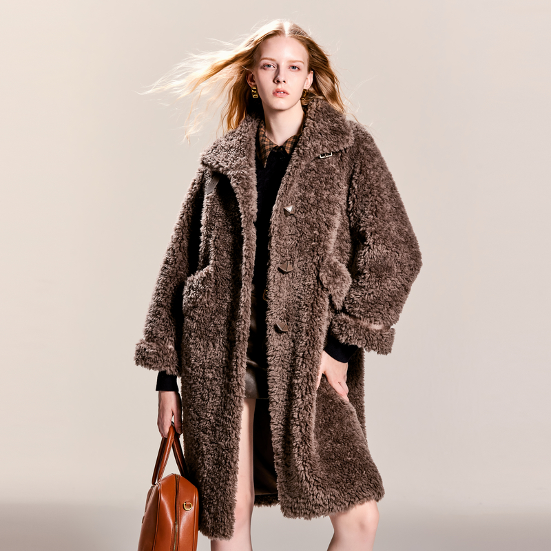 missCOCOON24绵羊毛颗粒长款环保0069