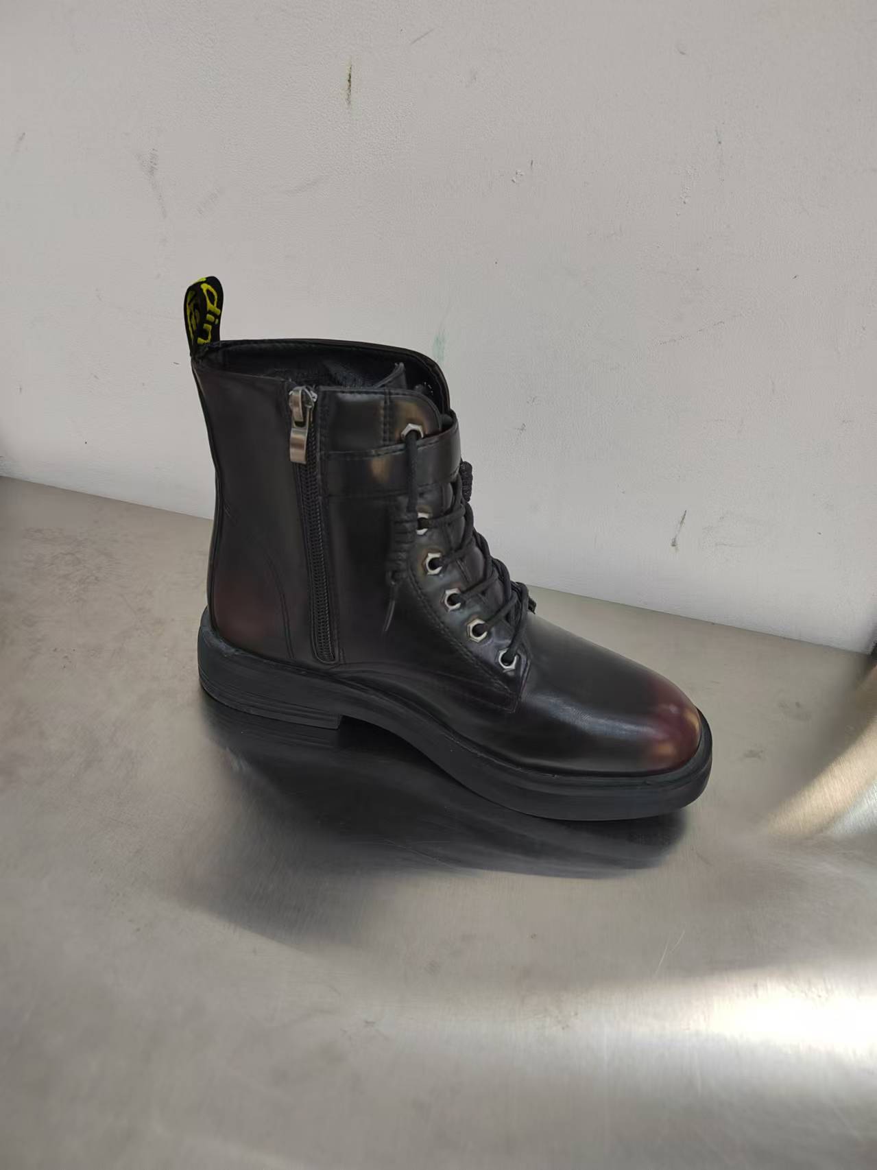 秋冬季百搭厚底英伦风圆头粗跟马丁靴女款