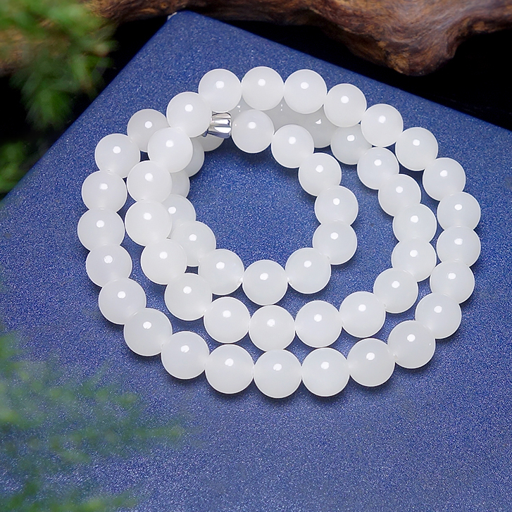 和田玉白玉妈妈链女神必备