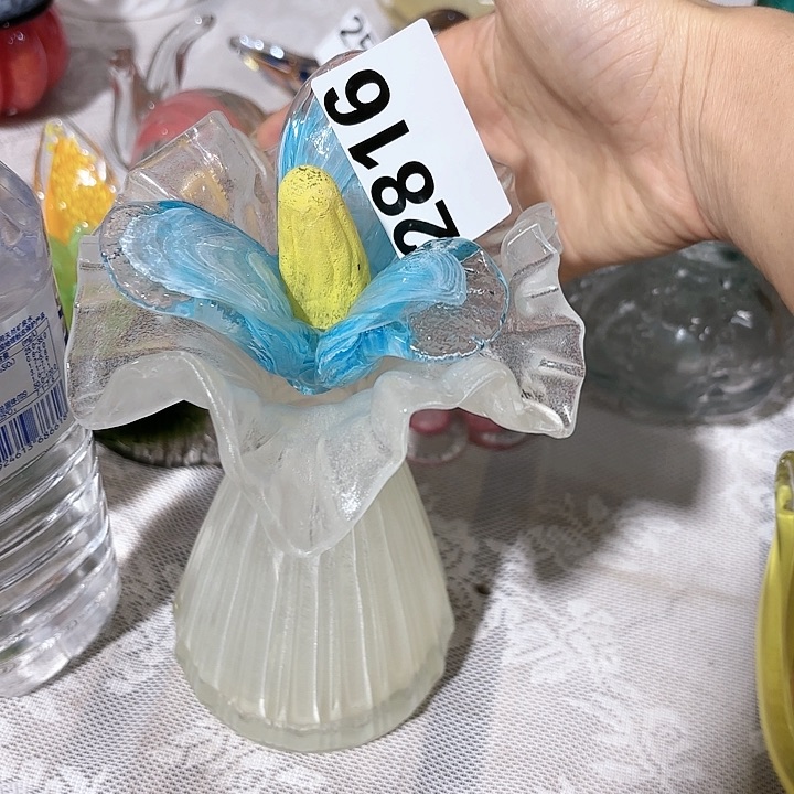 2816花和瓶 家悦美居琉璃摆件和花瓶