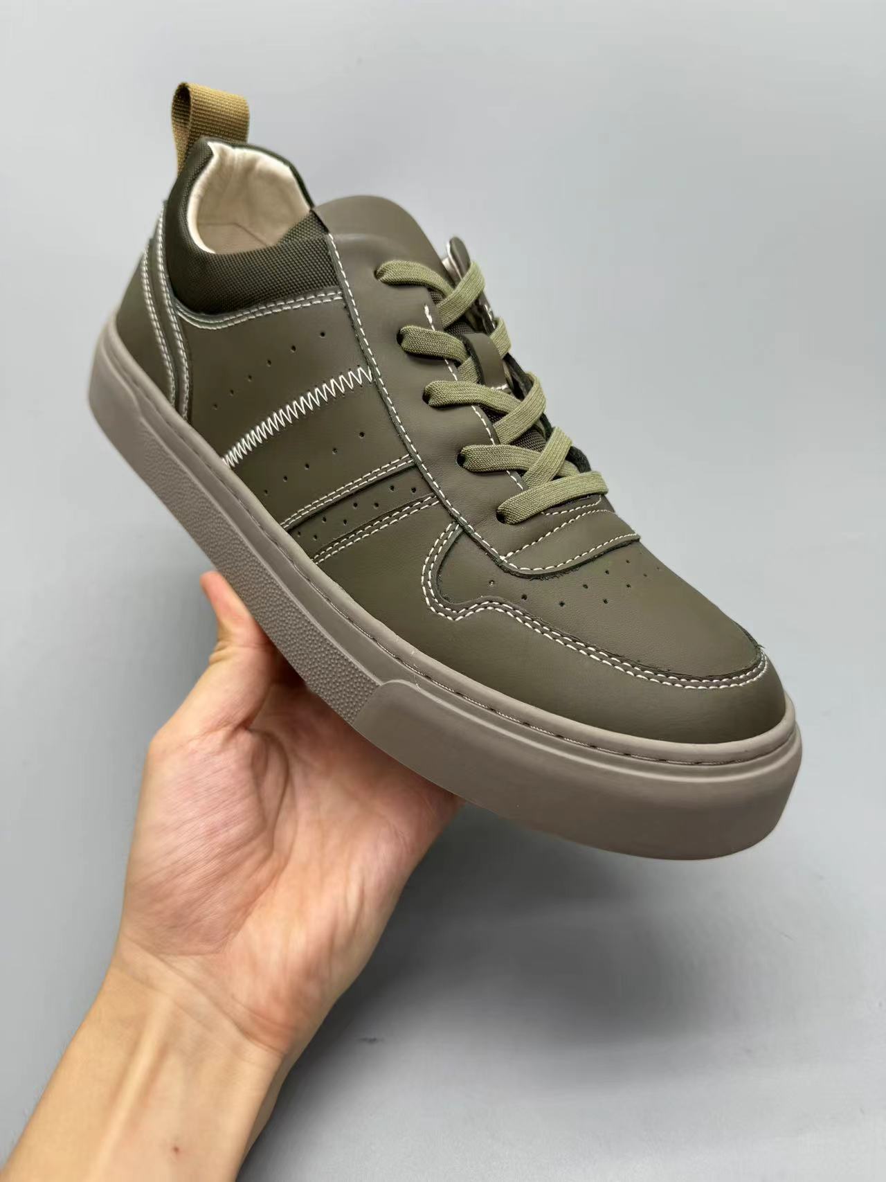 【79链接】头层牛皮广州鞋休闲男鞋时尚潮鞋低帮板鞋运动鞋男士