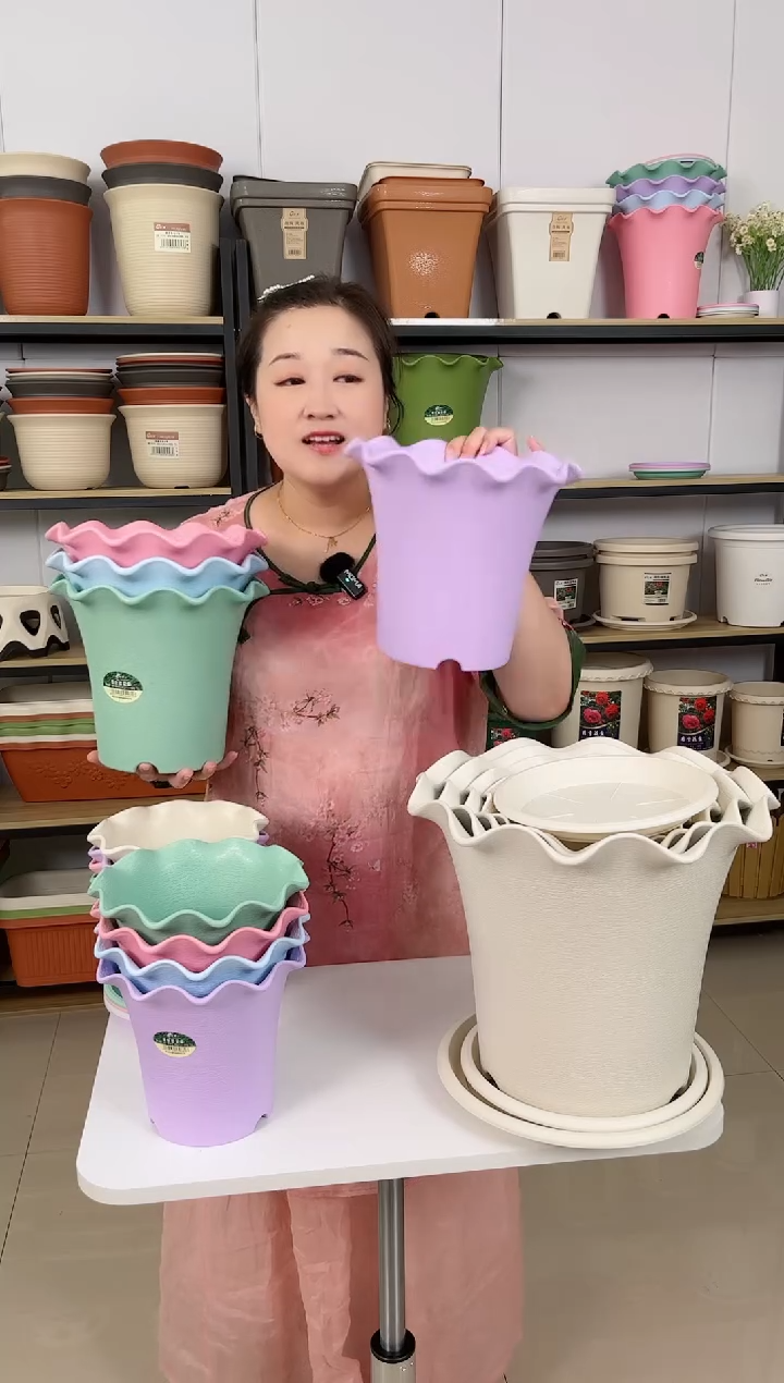 【闪购商品】树脂20CM以下粉色5003型号10个带托盘