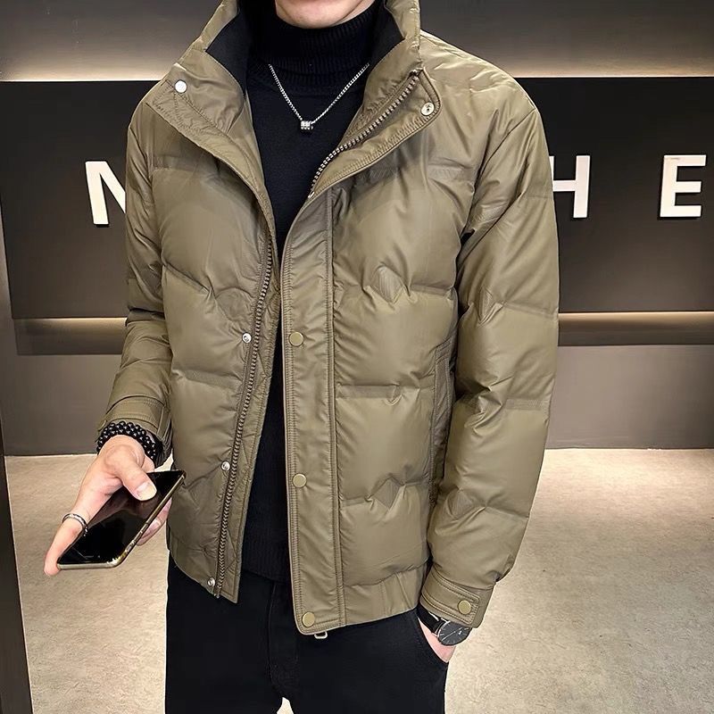 高梵轻薄羽绒服男士2023年冬季新款韩版帅气潮流百搭简约保暖上衣