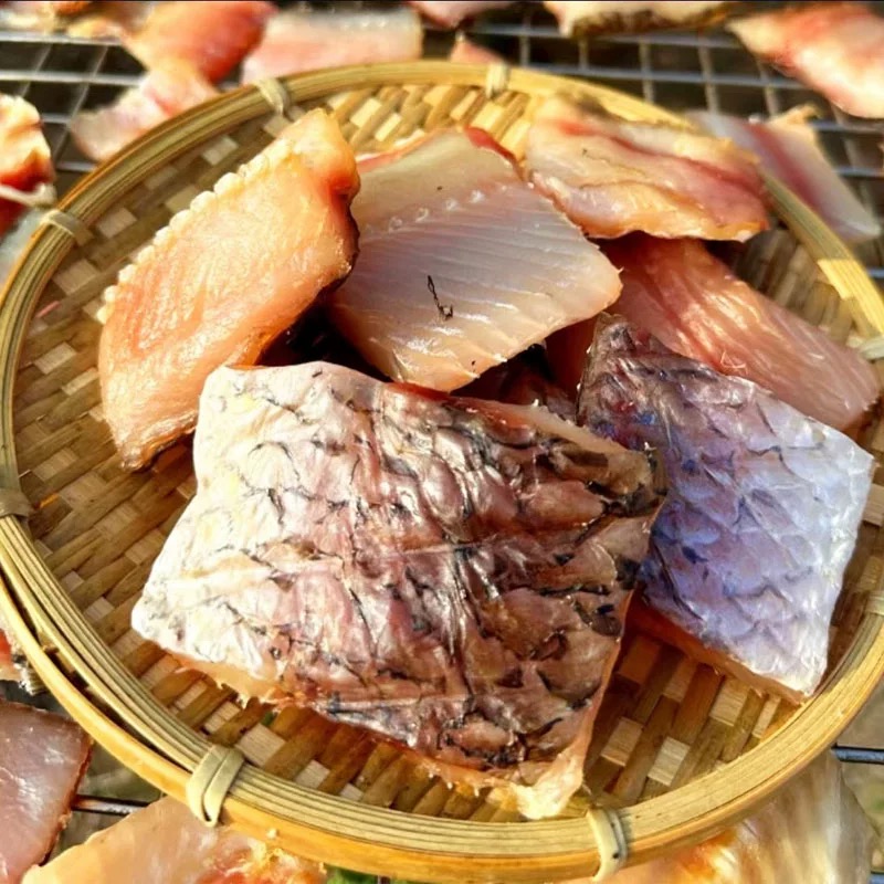 腌制风干草鱼块安徽特产农家自然晒干
