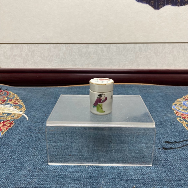 清晚期无双谱盖罐/古董，KC20240628004