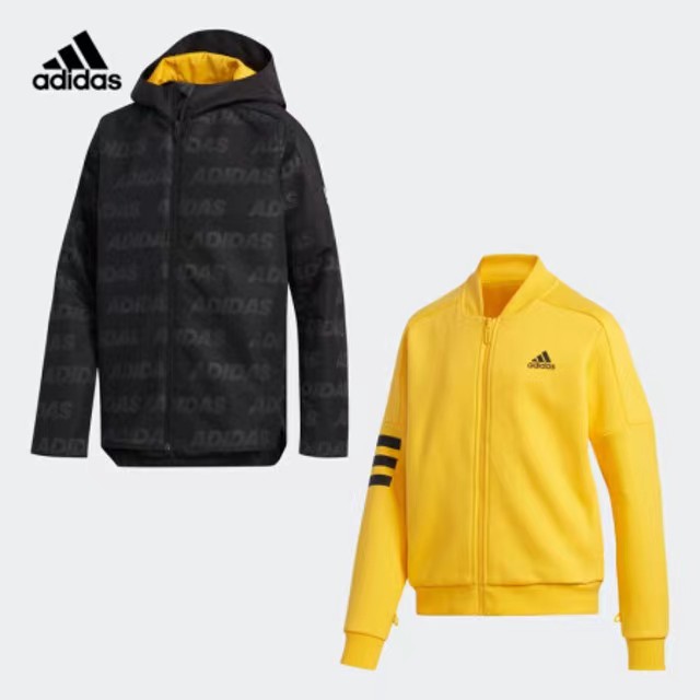 adidas/阿迪达斯阿迪达斯正品冬季连帽印花童装运动外套