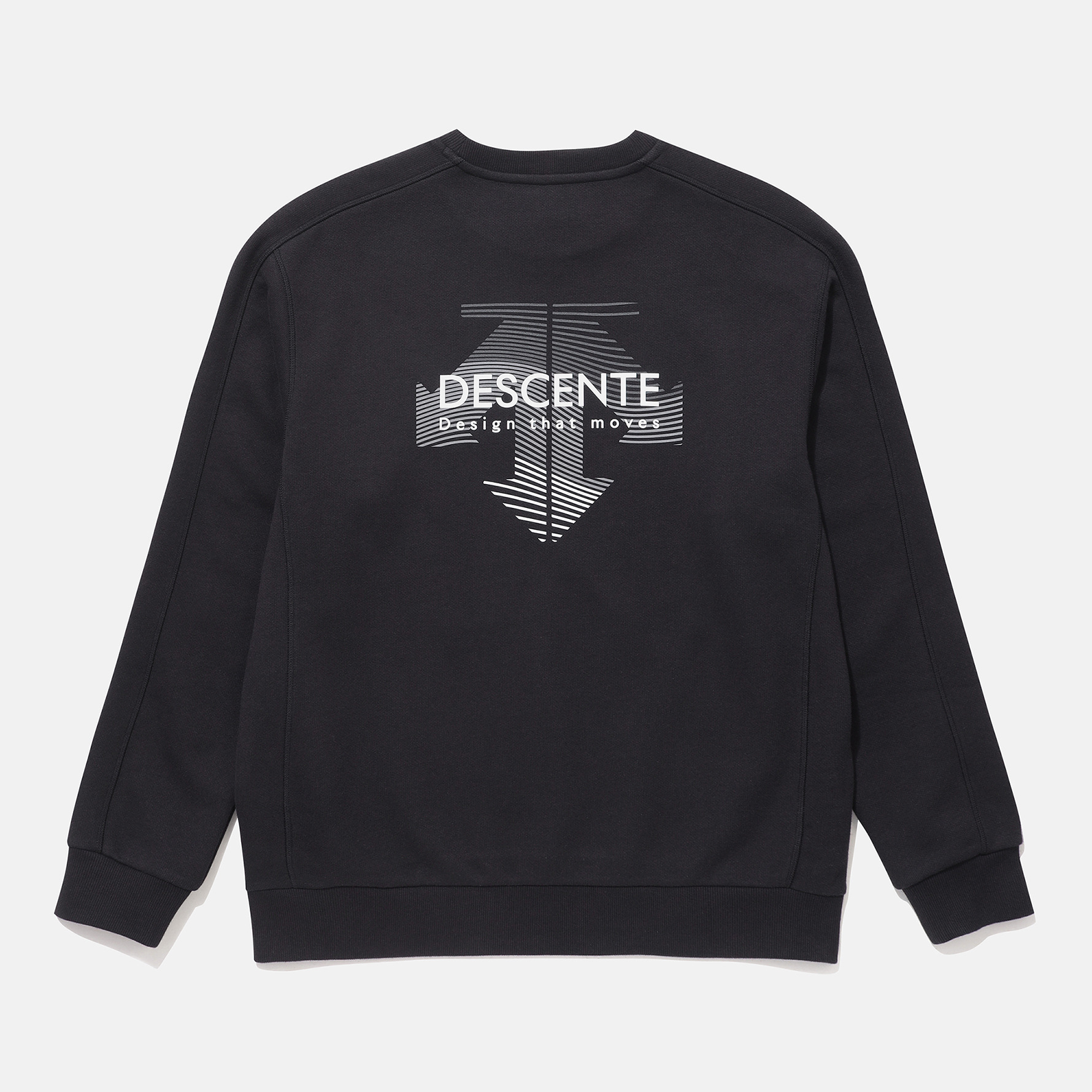 DESCENTE/迪桑特休闲运动时尚宽松圆领长袖卫衣男女同款户外情侣