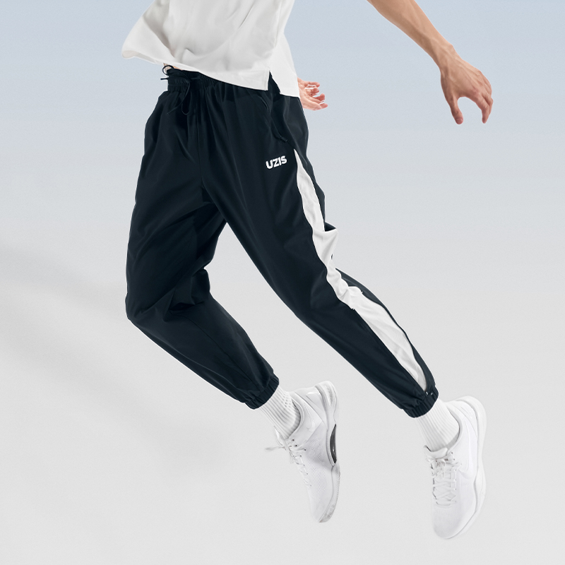 有志者UZIS先锋运动长裤男健身跑步篮球训练春夏梭织薄款束脚裤