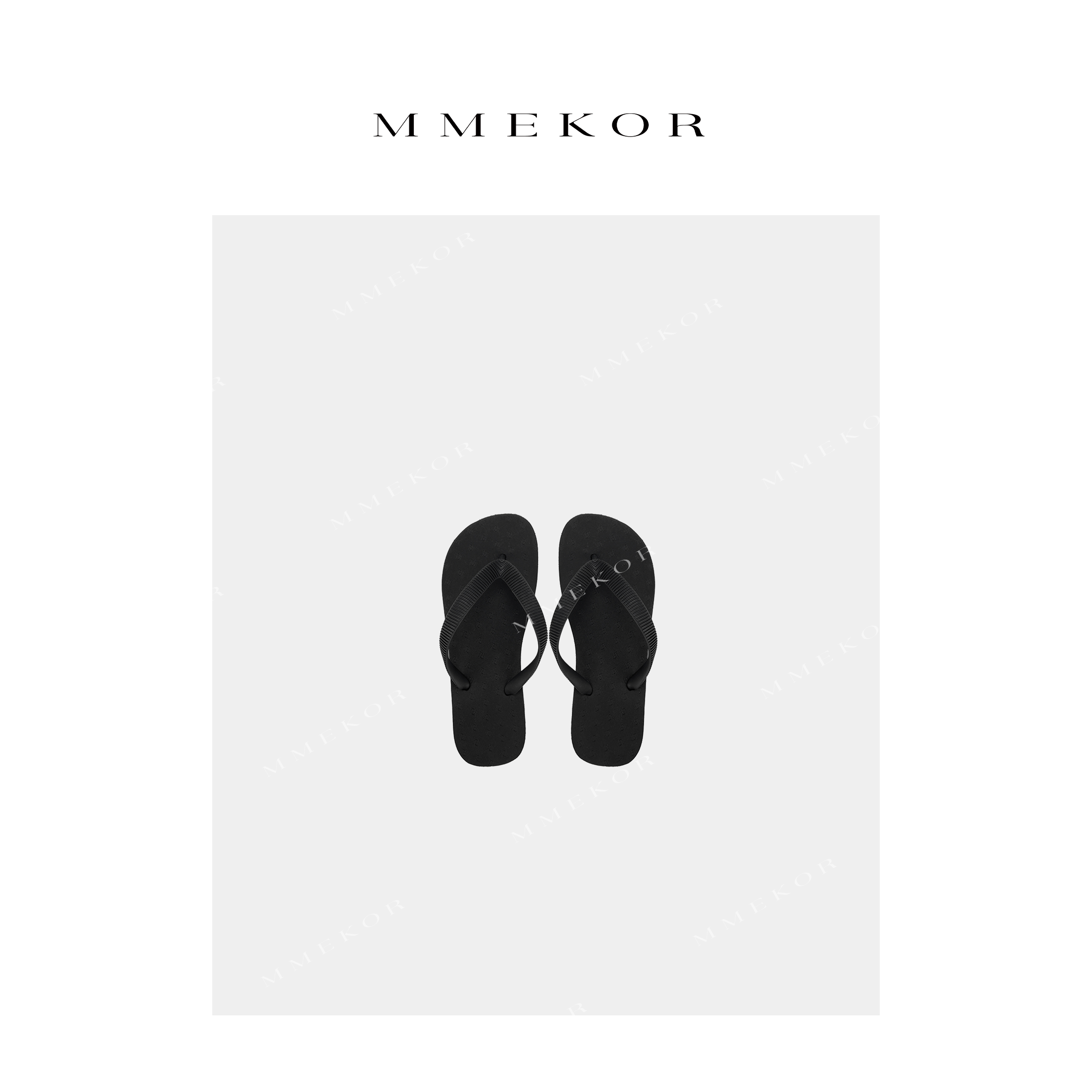 MMEKOR 韩版慵懒沙滩人字拖鞋 25108   高品质入门款休闲简约平跟
