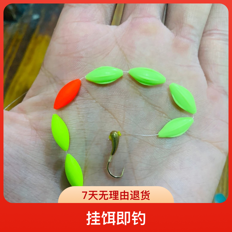 草根游钓醒目铜钩线组,钓远冬季长杆专用手工线组精选原丝灵敏
