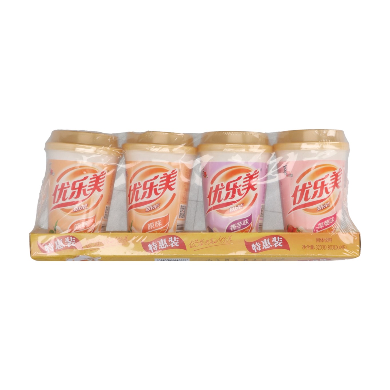 U.Loveit/优乐美奶茶原味 香芋味 草莓味 320g