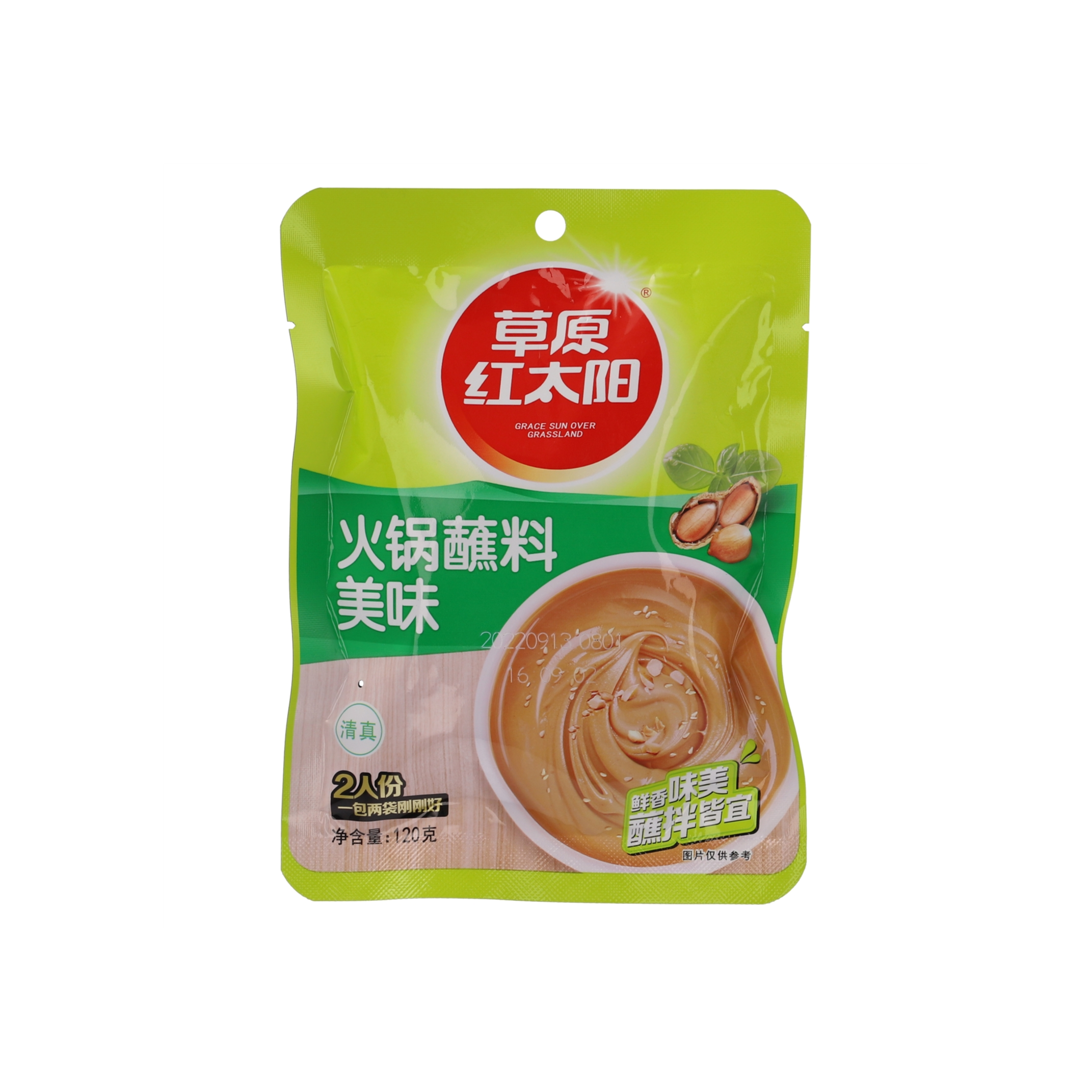 草原红太阳火锅蘸料 麻酱味 180g