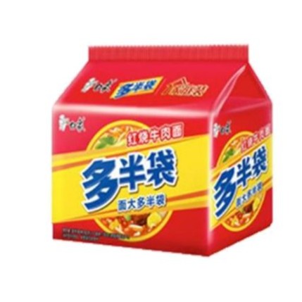 白象多半袋红烧牛肉面640(128g*5包)