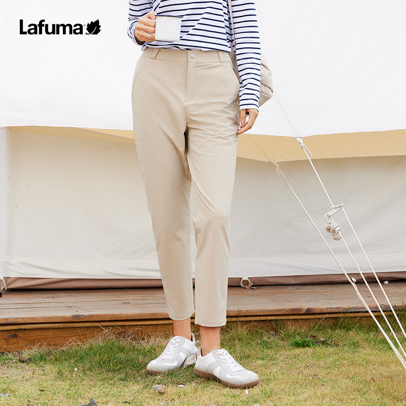 LAFUMA乐飞叶户外春季防泼水防晒休闲长裤UPF50+女裤LFPA4AL61