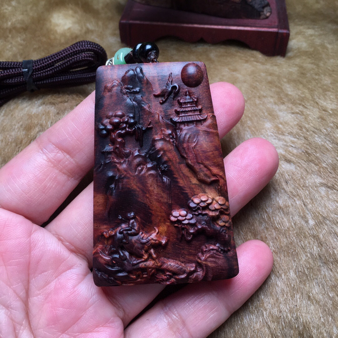 海南黄花梨    山水画   461牌子