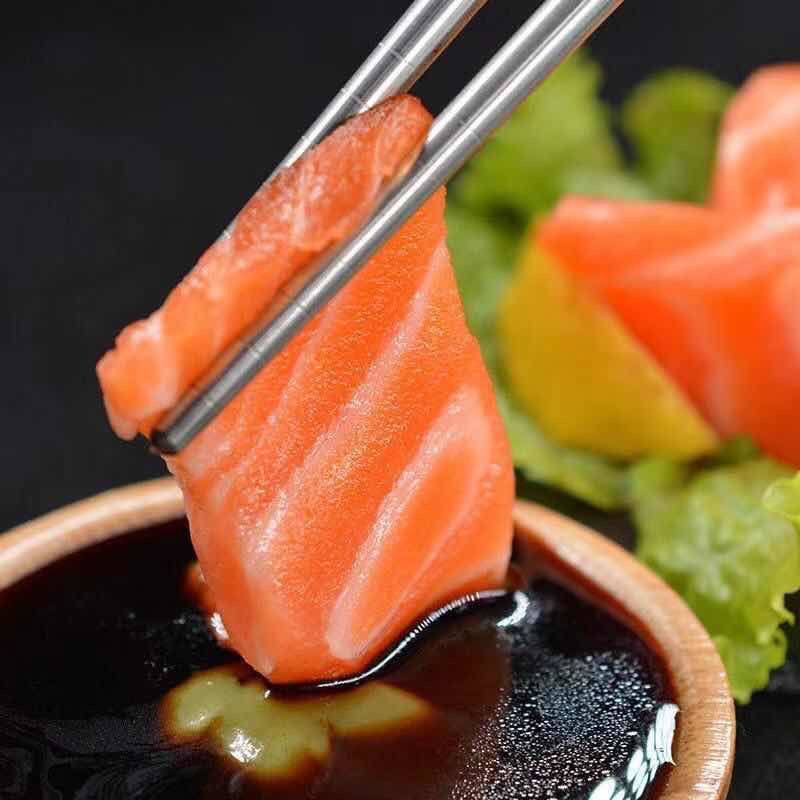 国产三文鱼新鲜冷冻刺身生吃日料中段即食冰鲜中段冷链发出