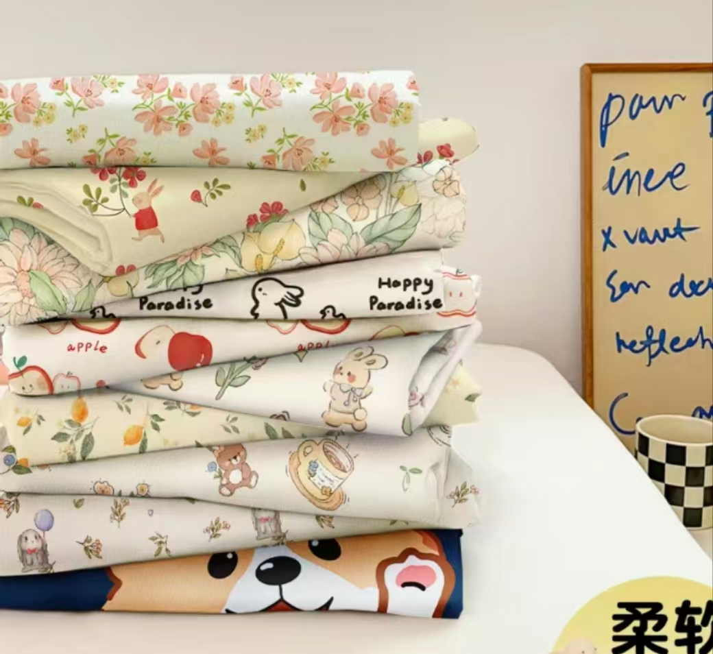 【一床】印花透气布料  听主播讲解为准