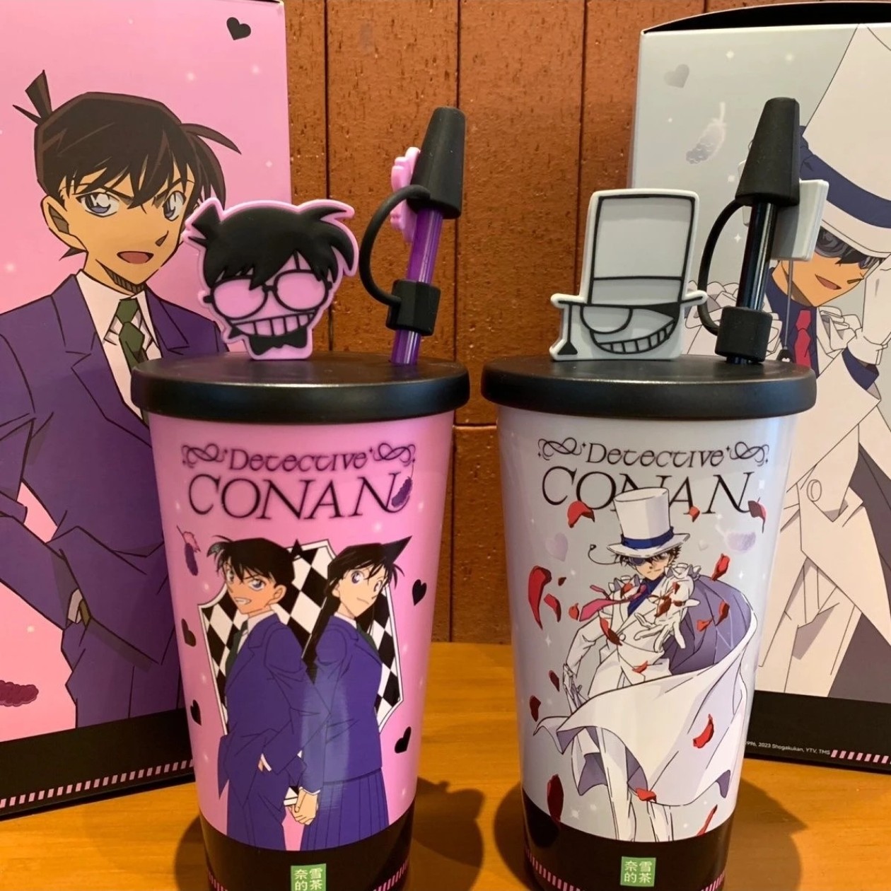 奈雪的茶x名侦探柯南联名 杯子 周边