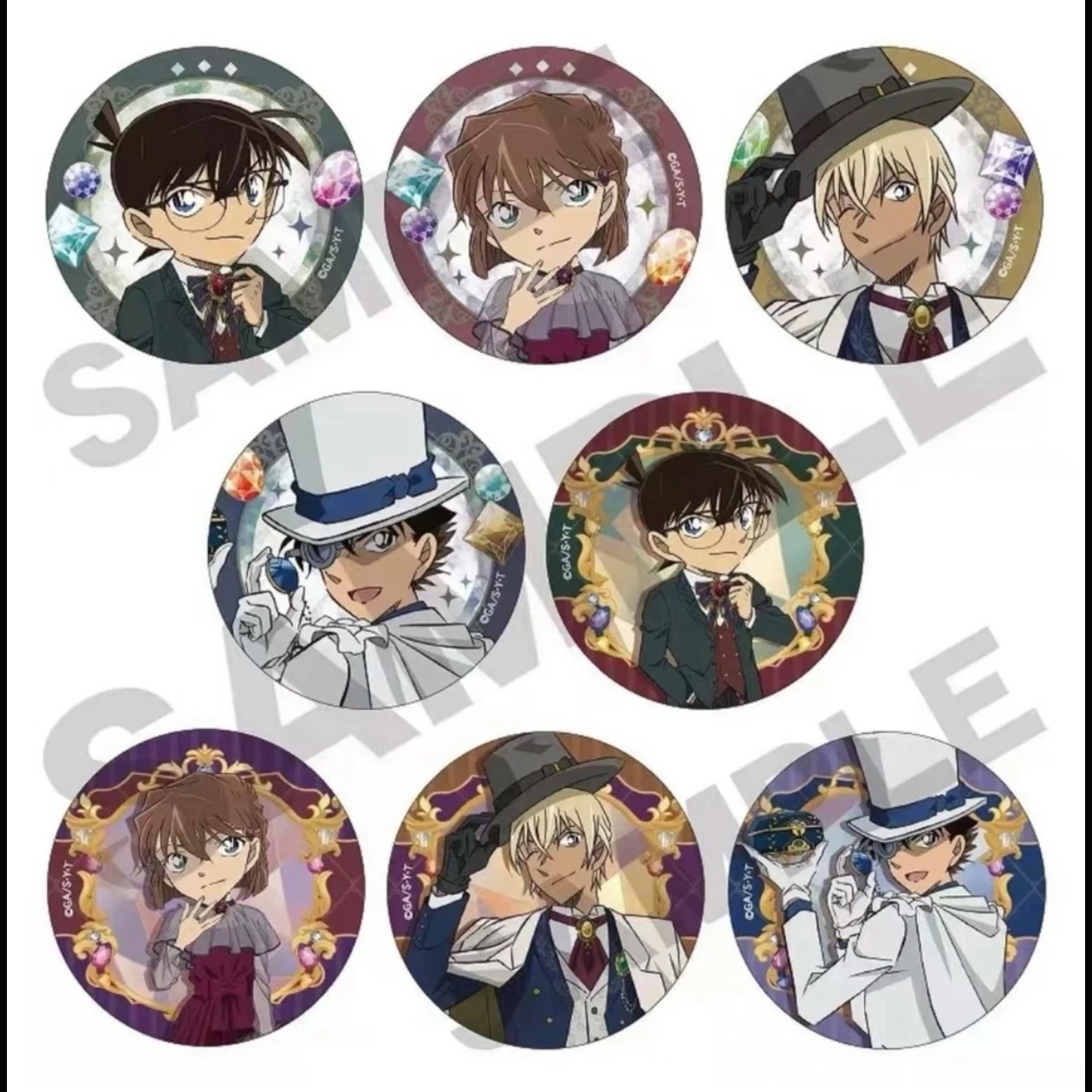 【名侦探柯南】宝石系列吧唧 徽章（盲袋 代拆 未成年禁止下单）