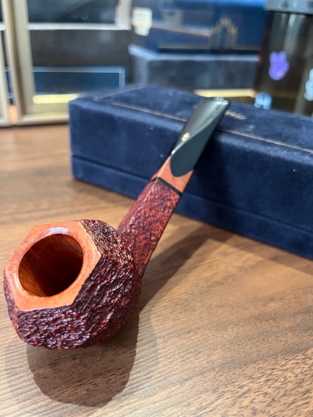 意大利《SAVINELLI》沙芬 2000年纪念款烟斗 多面体喷砂牛头 全套