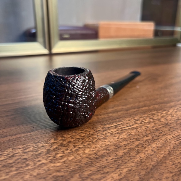 英国《Ashton》阿什顿 X 喷砂王子烟斗 925银圈