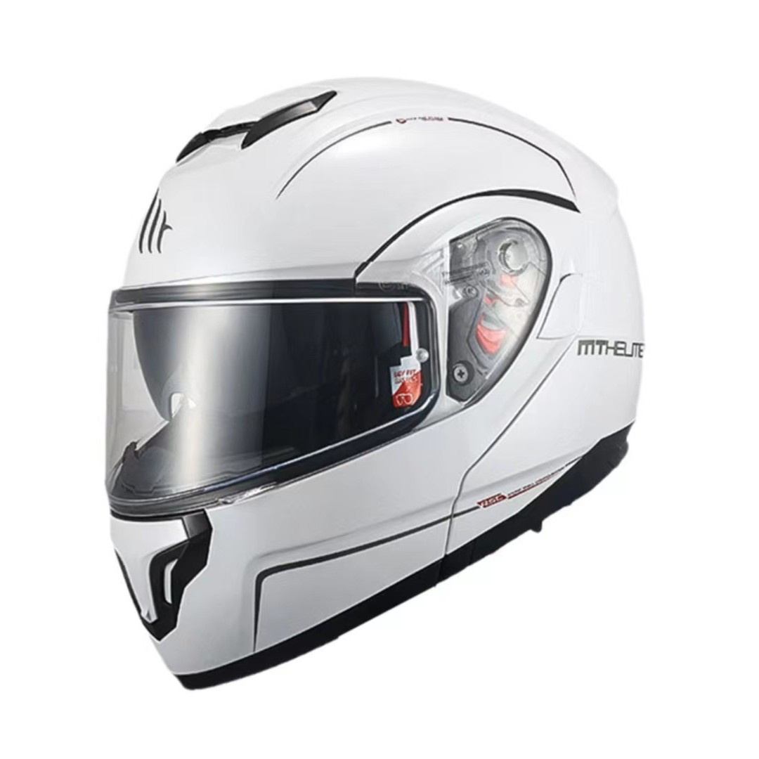 西班牙MT摩托车揭面盔男女双镜片机车夏季防雾头盔四季全盔大码