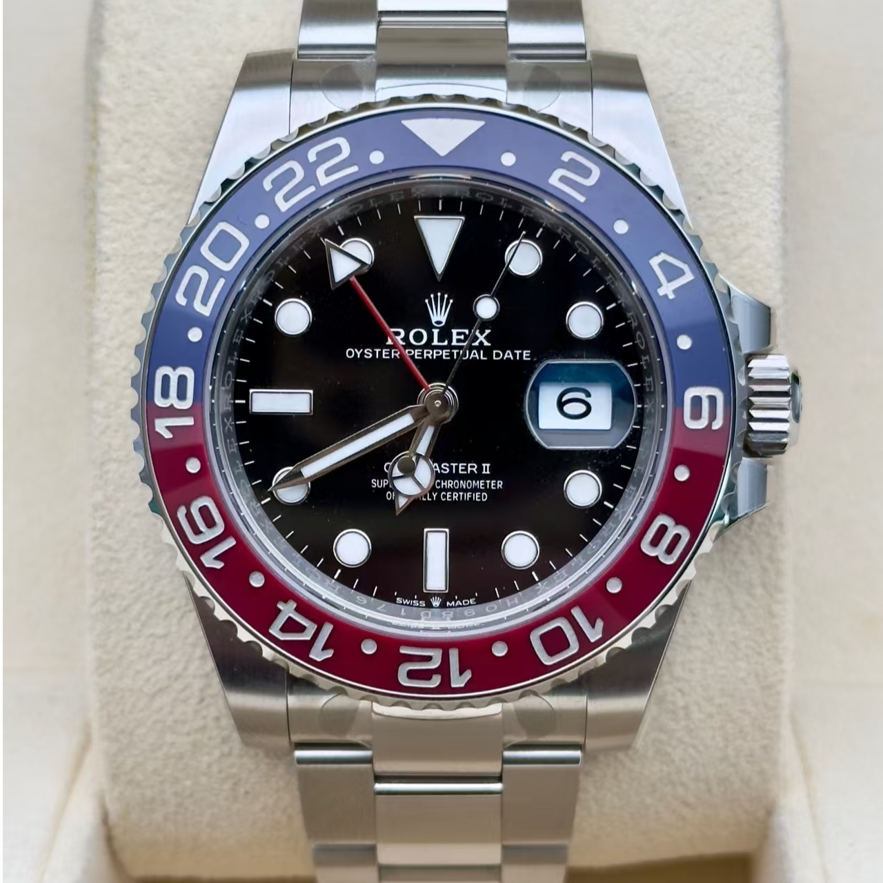全新未使用 Rolex/劳力士 格林尼治 m126710blro-0002板带可乐圈