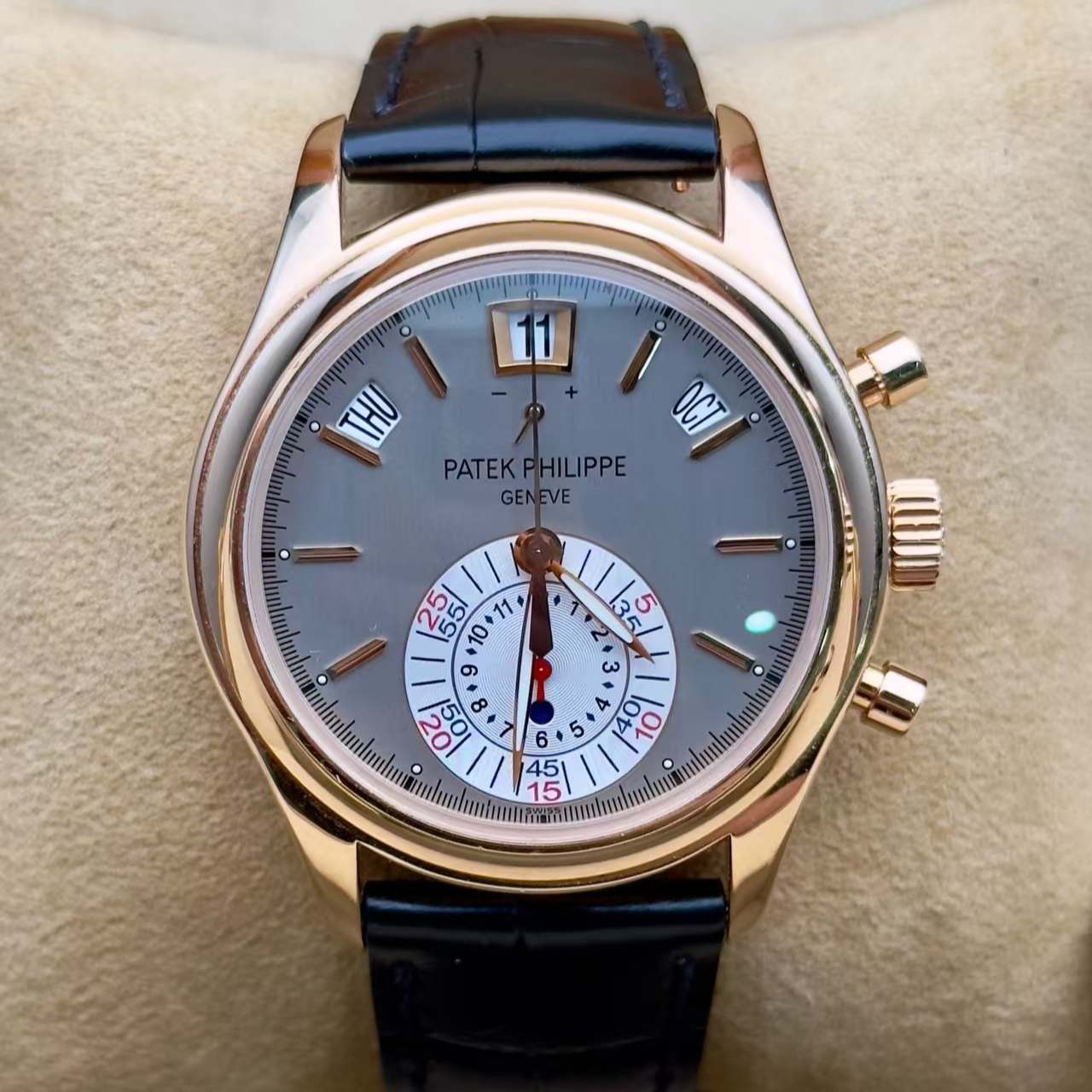 99新 Patek Philippe/百达翡丽 复杂功能时计5960R-001日内瓦单表