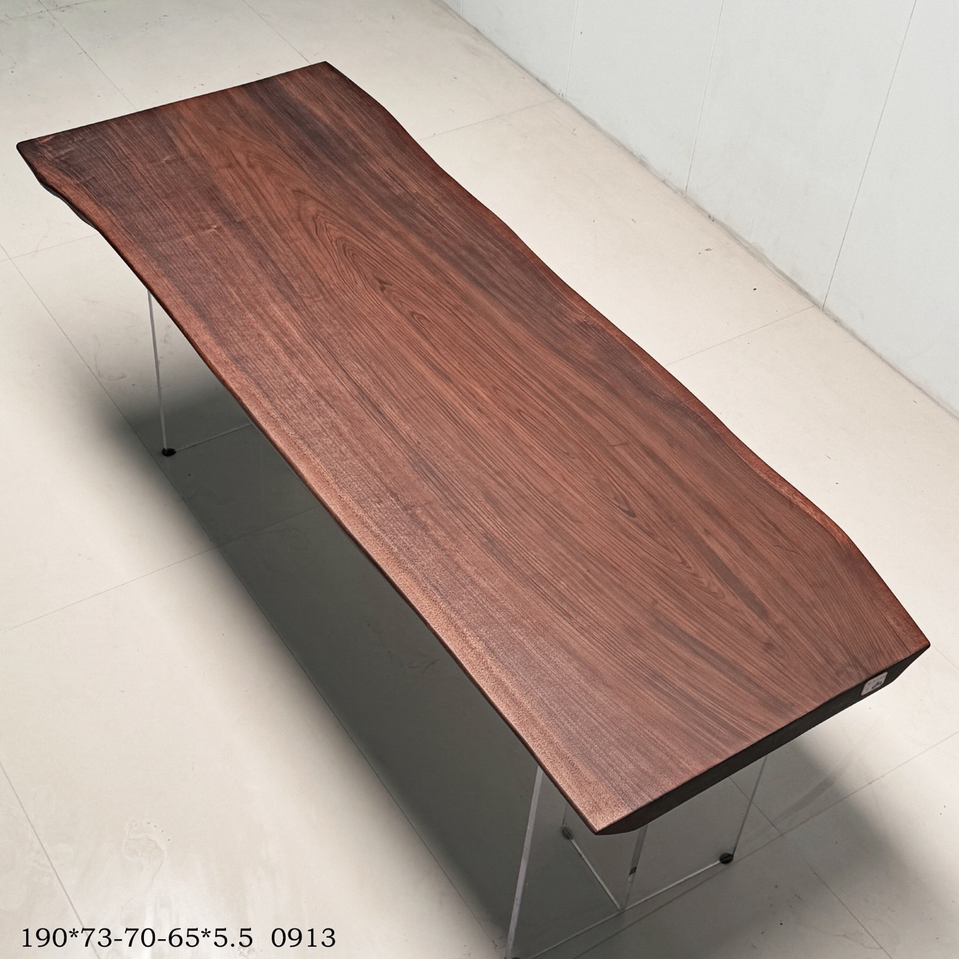 北美黑胡桃大板 整板 自然边 190*70*5.5