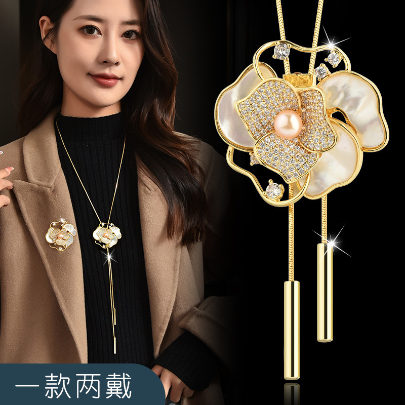 合金吊坠 【花朵】简约百搭精致优雅高档春夏时尚别针胸针4049