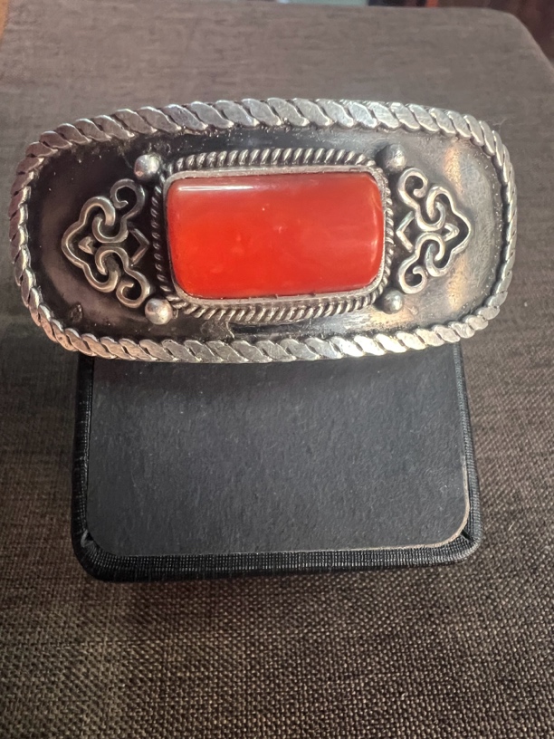 非金属皮质手链 纯手工打造 纯银制作手串