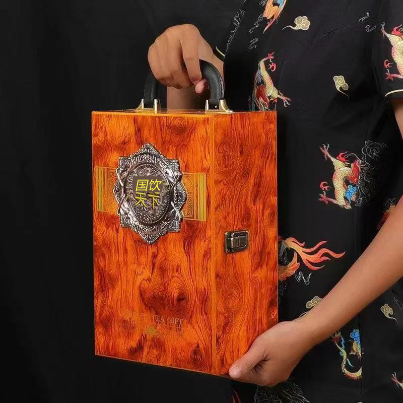 陶瓷罐国饮大红袍茶叶礼盒装