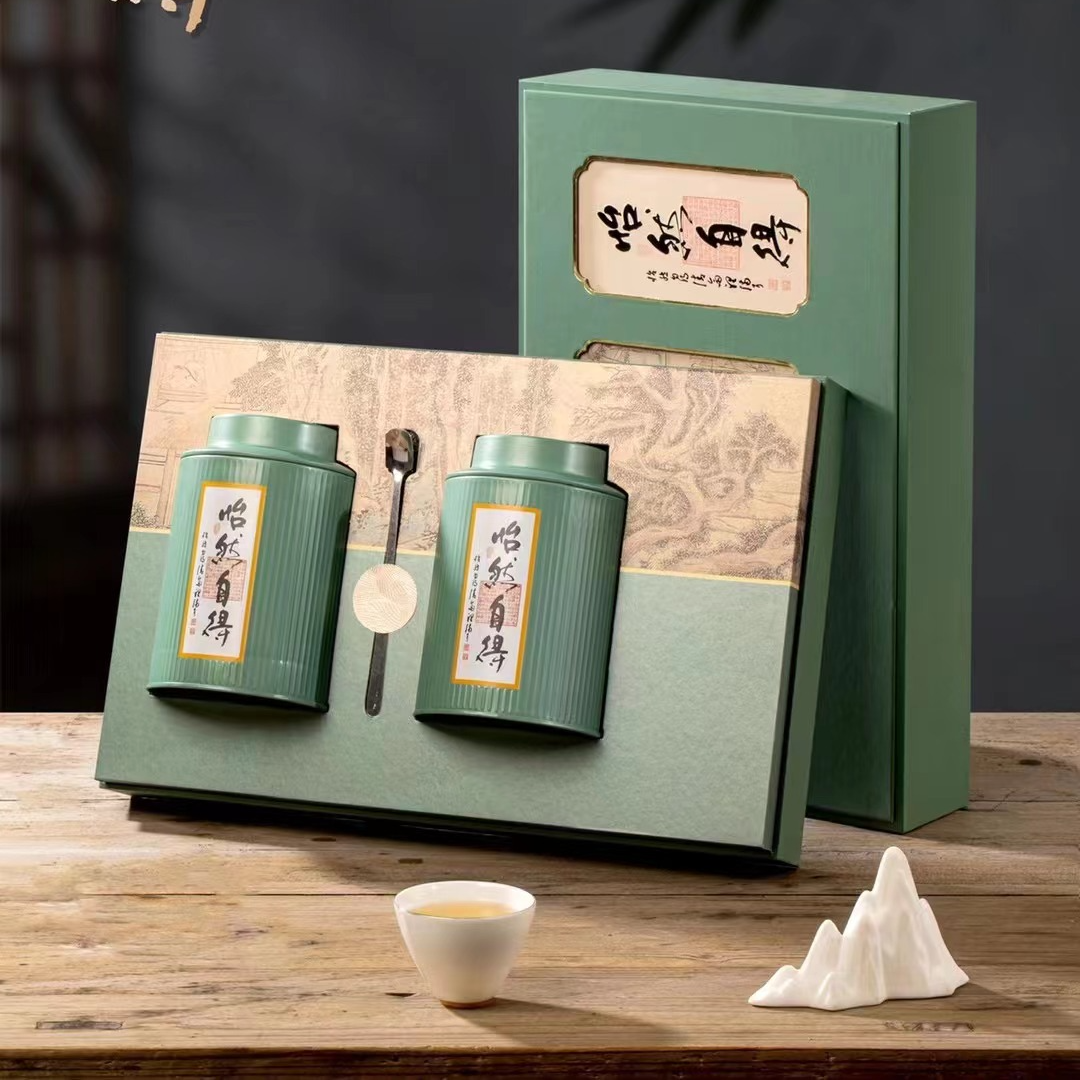 怡然自得 碧螺春2罐礼盒送礼200g－强－