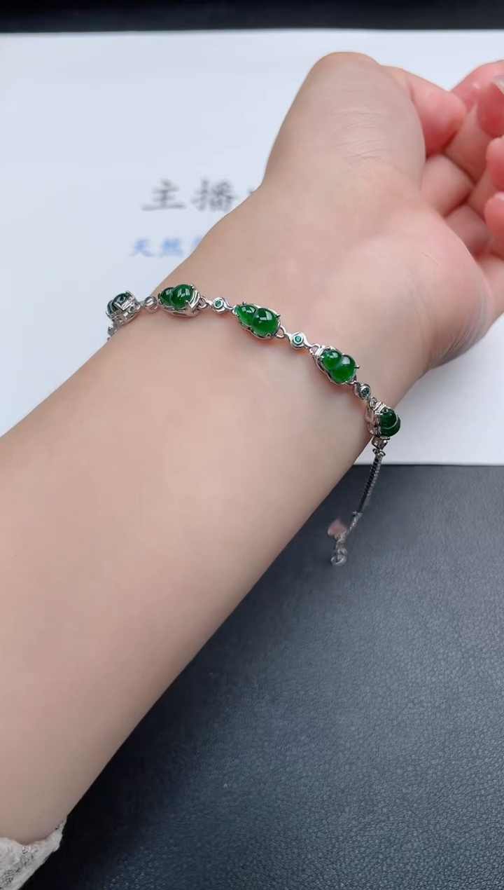 【闪购商品】翡翠手链未镶嵌基地发货K315+