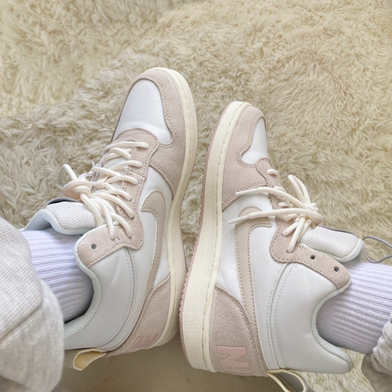 Nike/耐克 COURT BOROUGH MID 米运动休闲板鞋 844907-101