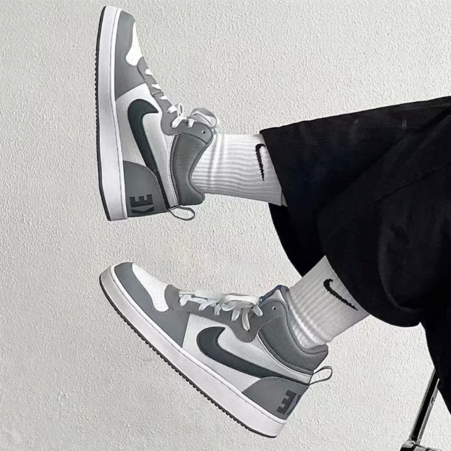 Nike耐克 Court Borough GS 女子中帮运动休闲板鞋 839977-009