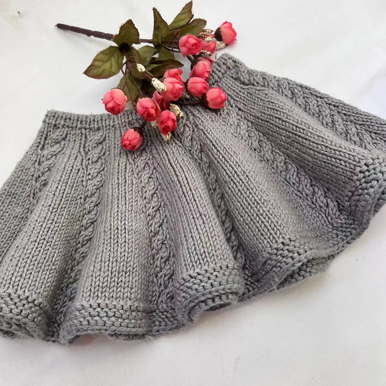 女宝秋之韵线小摆裙材料包不是成品哦！切切备注颜色