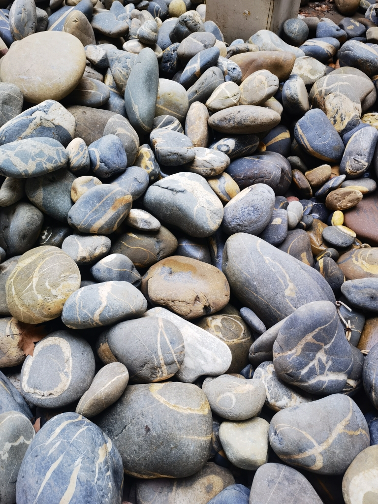 天然鹅卵石画面石