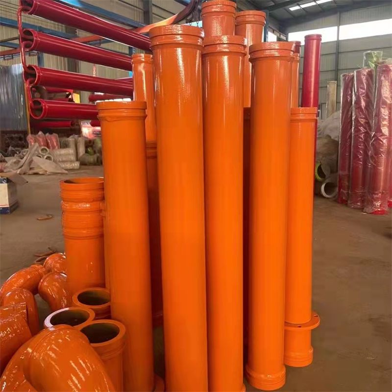 泵车通铺加厚下车管5-8万方制梁场高硬度 铰链2号爬坡变径双层