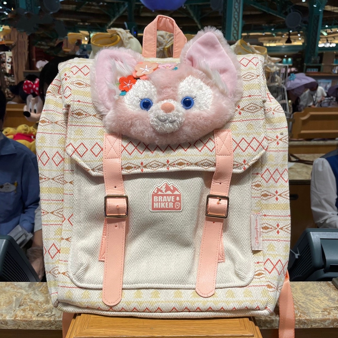 夏日琳娜贝尔小狐狸大容量双肩背包便携包书包时尚卡通少女